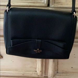 Kate Spade New York Black Bow Crossbody Bag